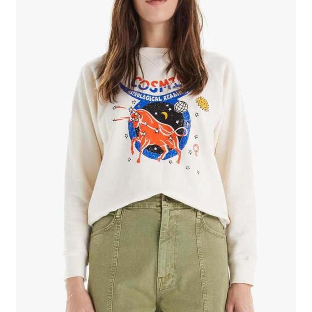 MOTHER Cosmic Logo Sweater NWT